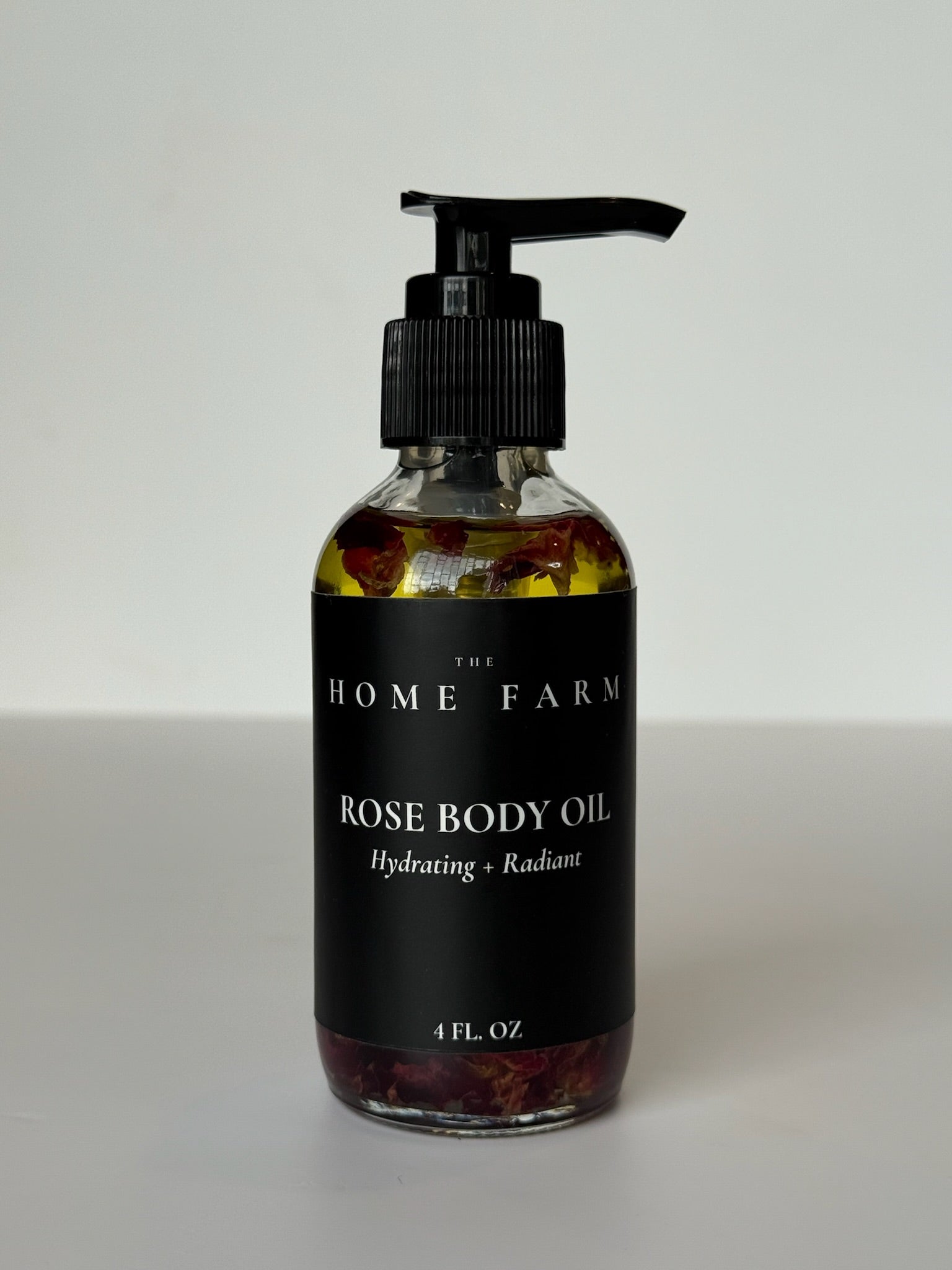 Organic Rose Body Oil – Brightening & Cell Renewal for Dry, Sensitive & Aging Skin (4 oz)