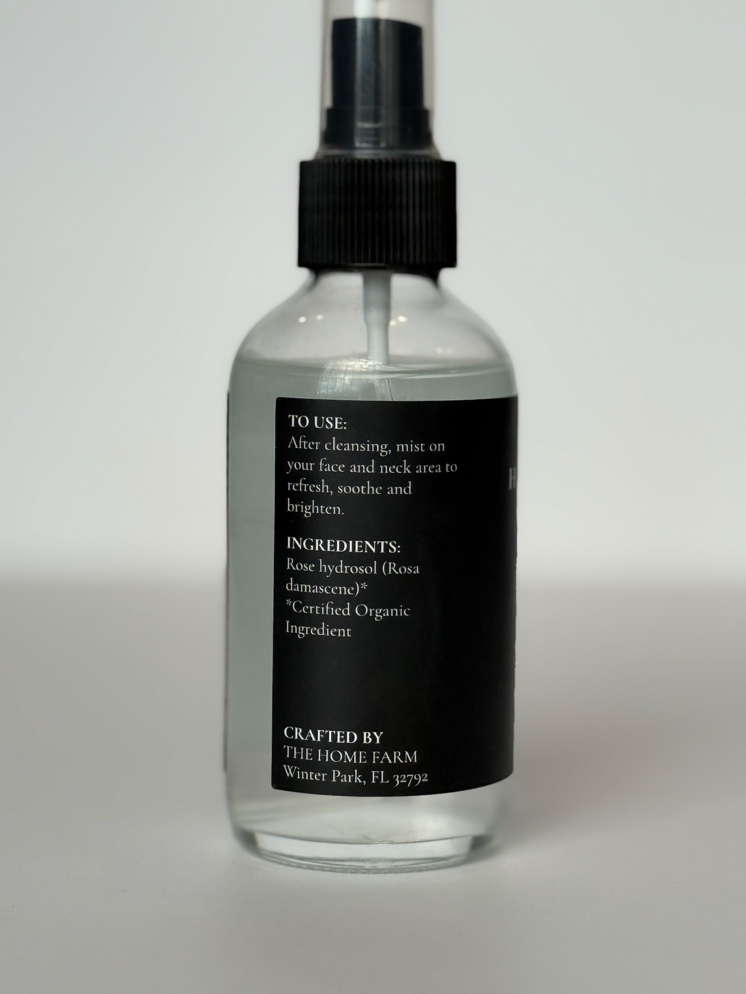 Organic Rose Water Facial Toner & Cleanser – Pore Minimizer, Acne & Makeup Remover (4 oz)