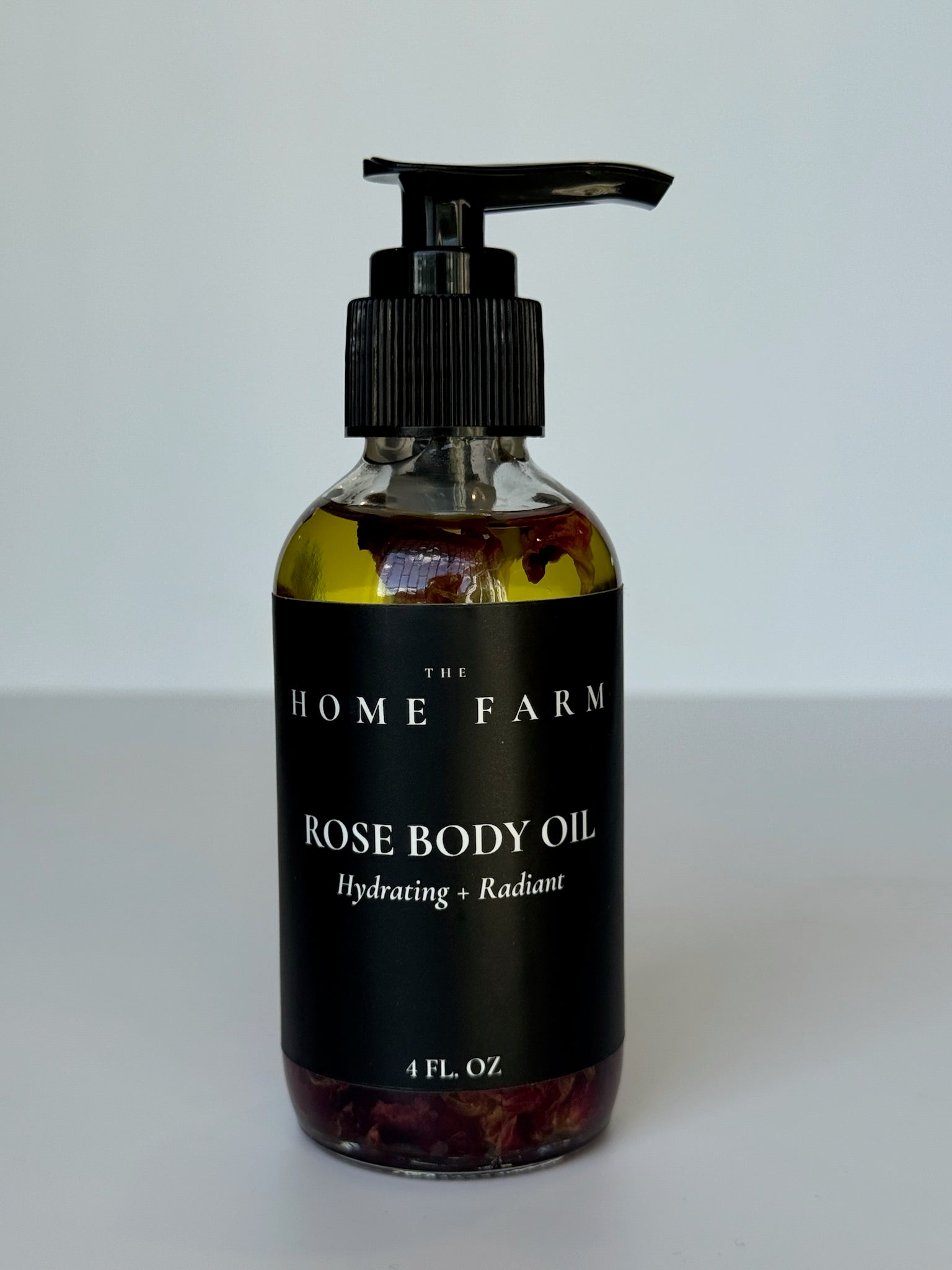 Organic Rose Body Oil – Brightening & Cell Renewal for Dry, Sensitive & Aging Skin (4 oz)
