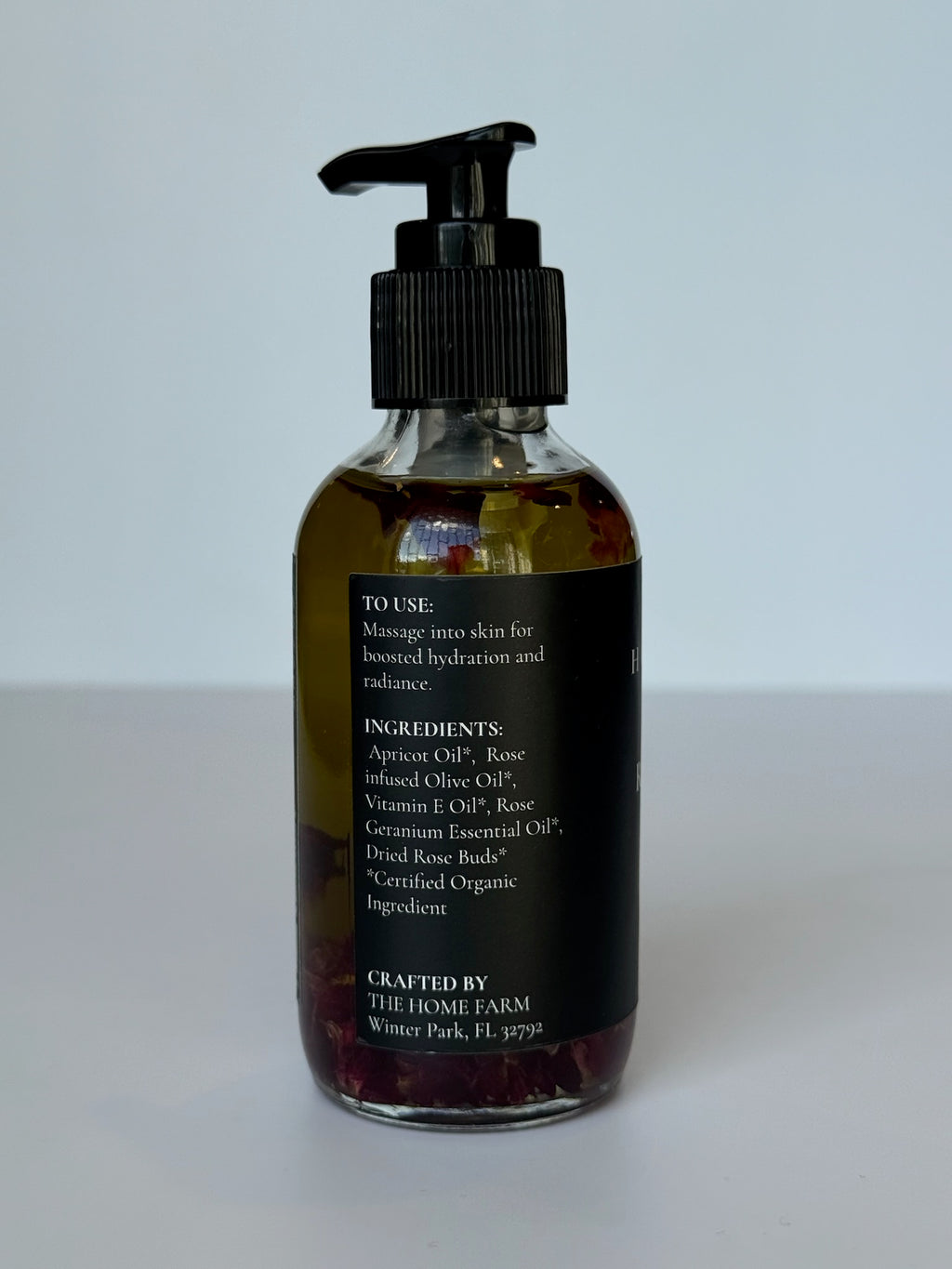 Organic Rose Body Oil – Brightening & Cell Renewal for Dry, Sensitive & Aging Skin (4 oz)